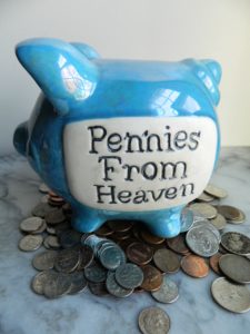 collecting coins as a fundraiser