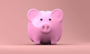Pink pggy bank